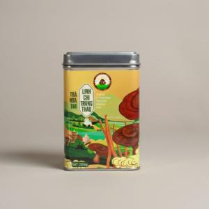 Trà Hòa Tan Linh Chi Trùng Thảo Nương Farm 200gr - Đặc Sản An Giang